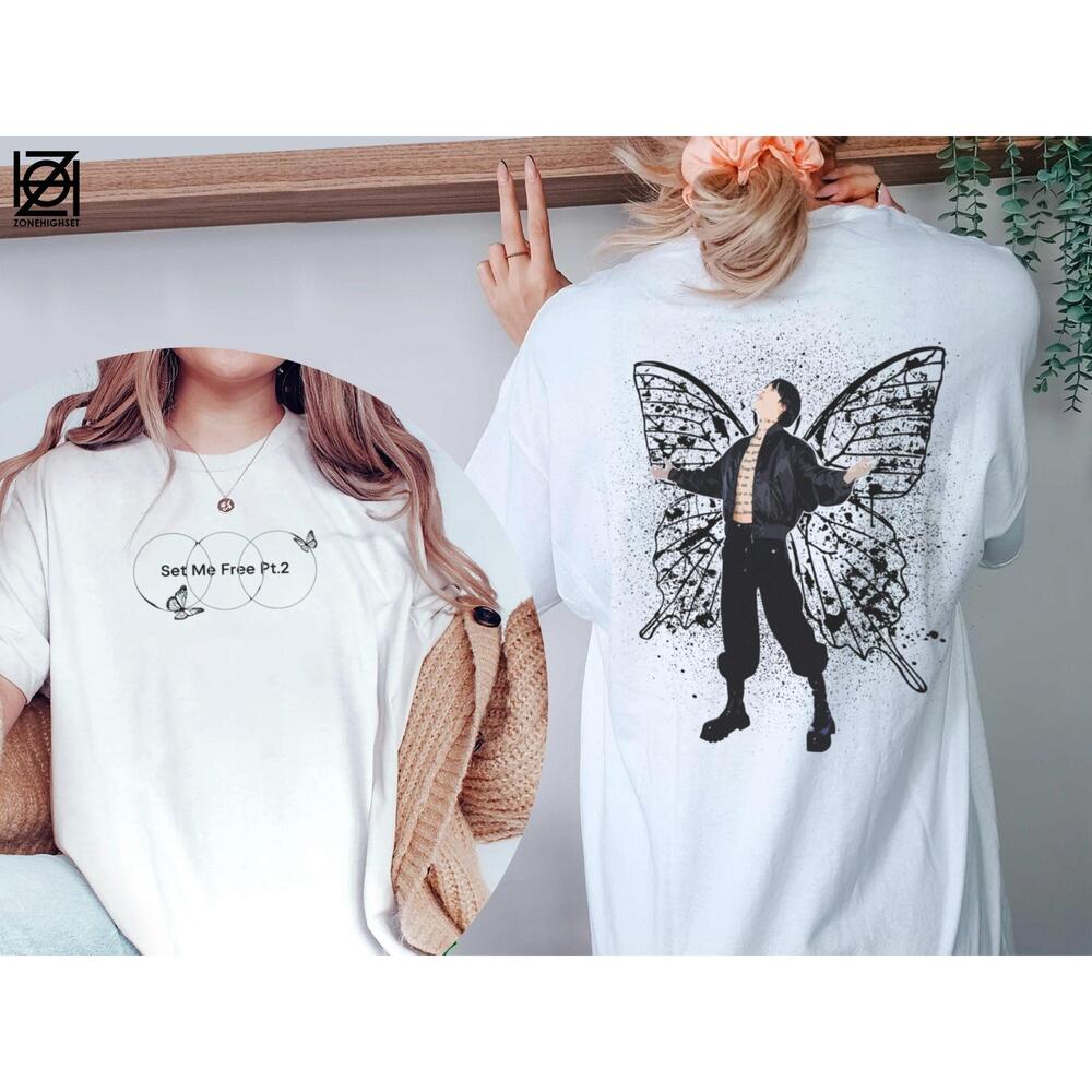 Jimin Bts Set Me Free Shirt 2 Sided